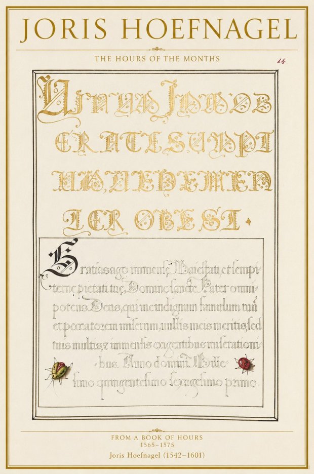 Joris Hoefnagel Gratias Tibi Agimus No1 - Affiche
