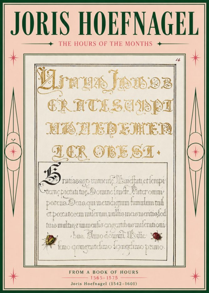 Joris Hoefnagel Gratias Tibi Agimus No5 - Affiche