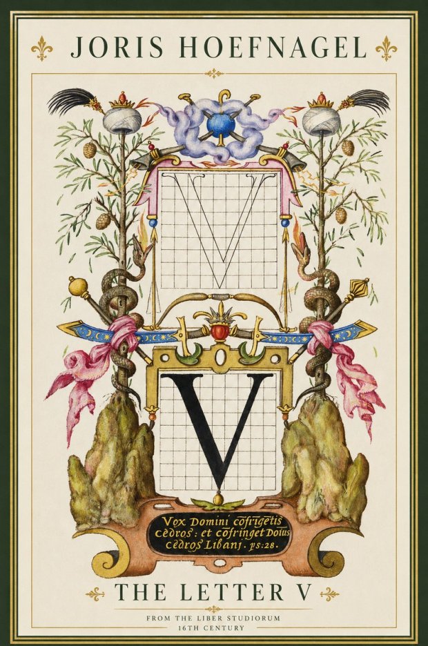 Joris Hoefnagel The Letter V No2 - Affiche