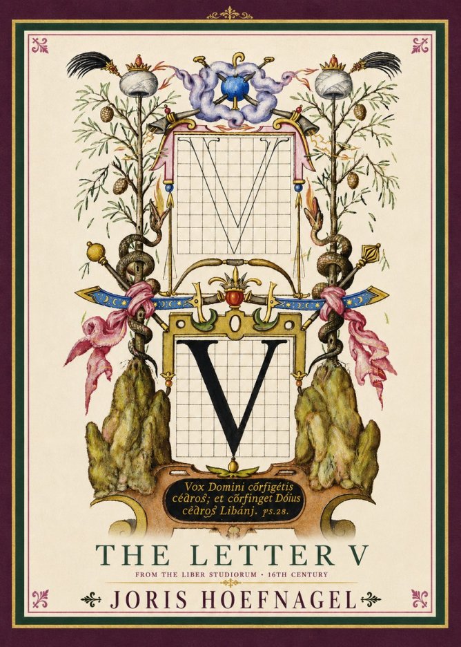 Joris Hoefnagel The Letter V No4 - Affiche