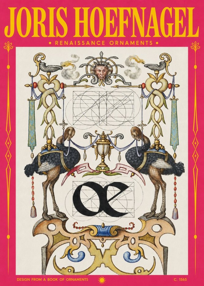 Joris Hoefnagel Ornamental Study I No4 - Affiche