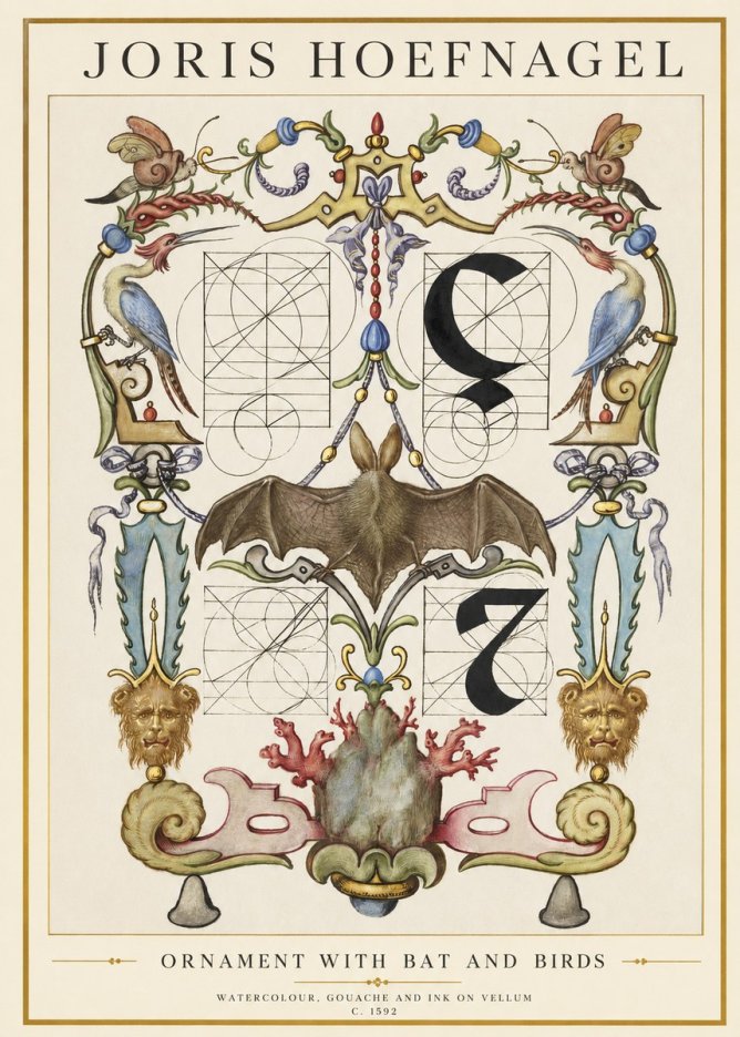 Joris Hoefnagel The Four Elements I No3 - Affiche