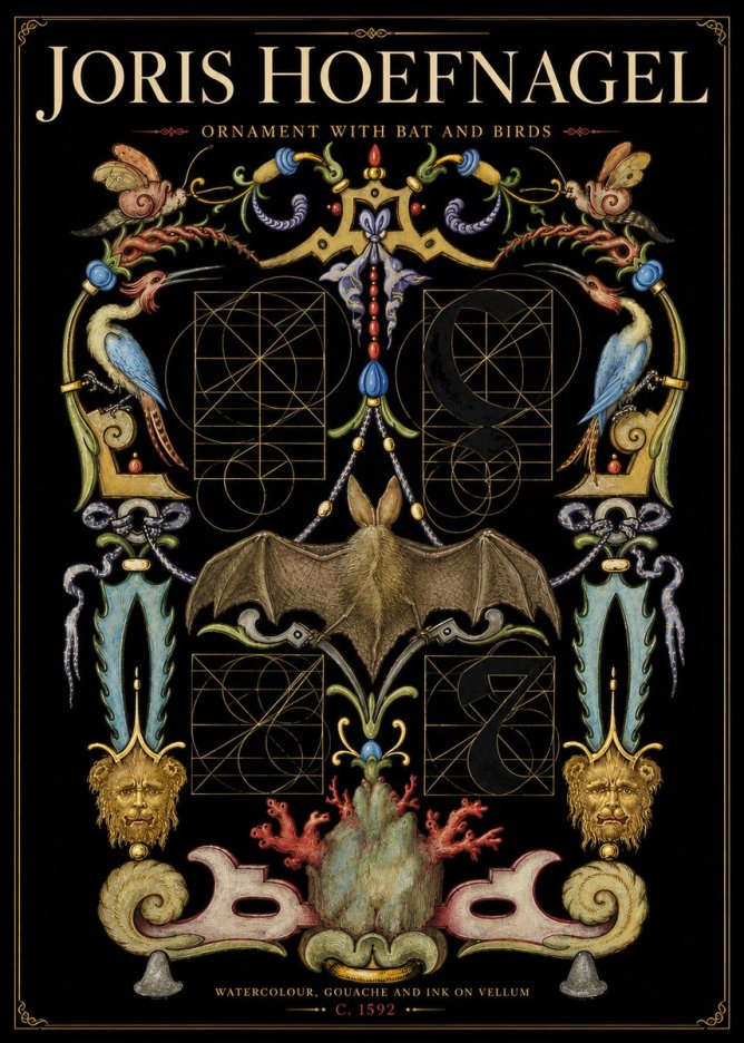 Joris Hoefnagel The Four Elements I No6 - Affiche