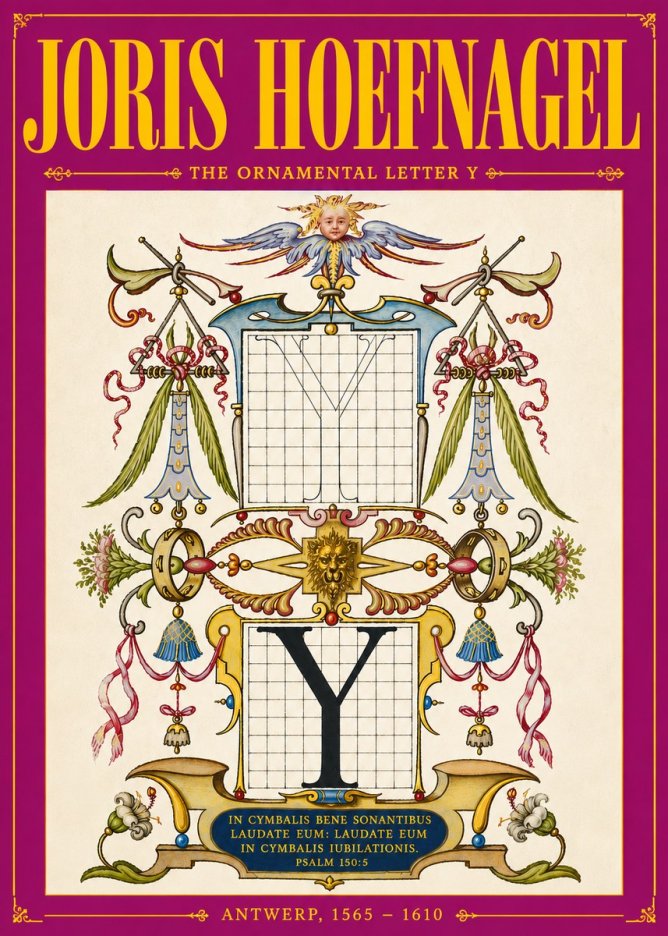 Joris Hoefnagel The Ornamental Letter Y No5 - Affiche