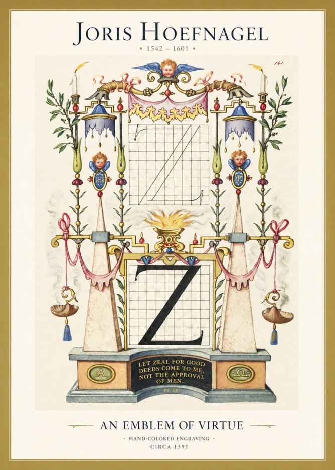 Joris Hoefnagel The Z Table No2 - Affiche