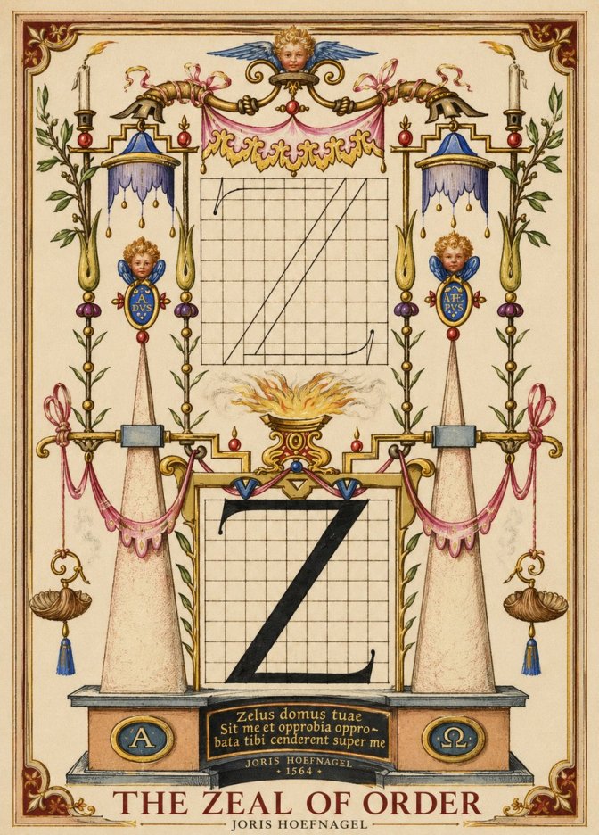 Joris Hoefnagel The Z Table No3 - Affiche
