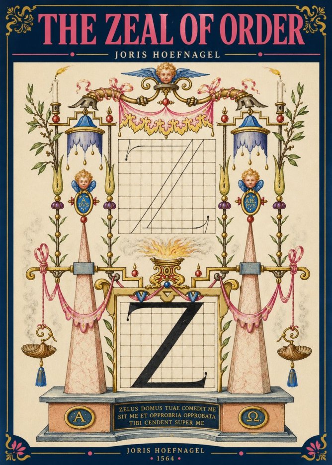 Joris Hoefnagel The Z Table No4 - Affiche