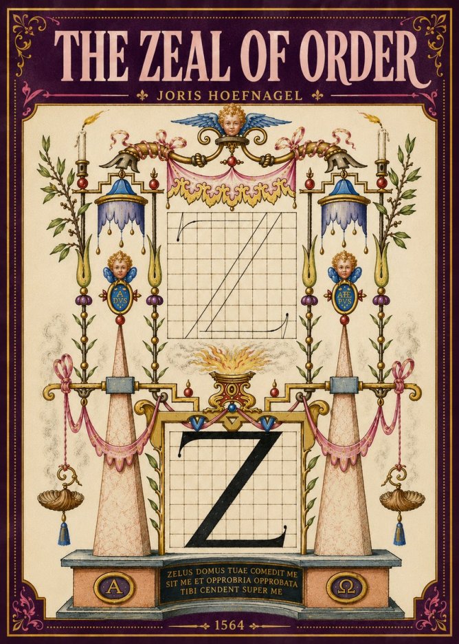 Joris Hoefnagel The Z Table No6 - Affiche
