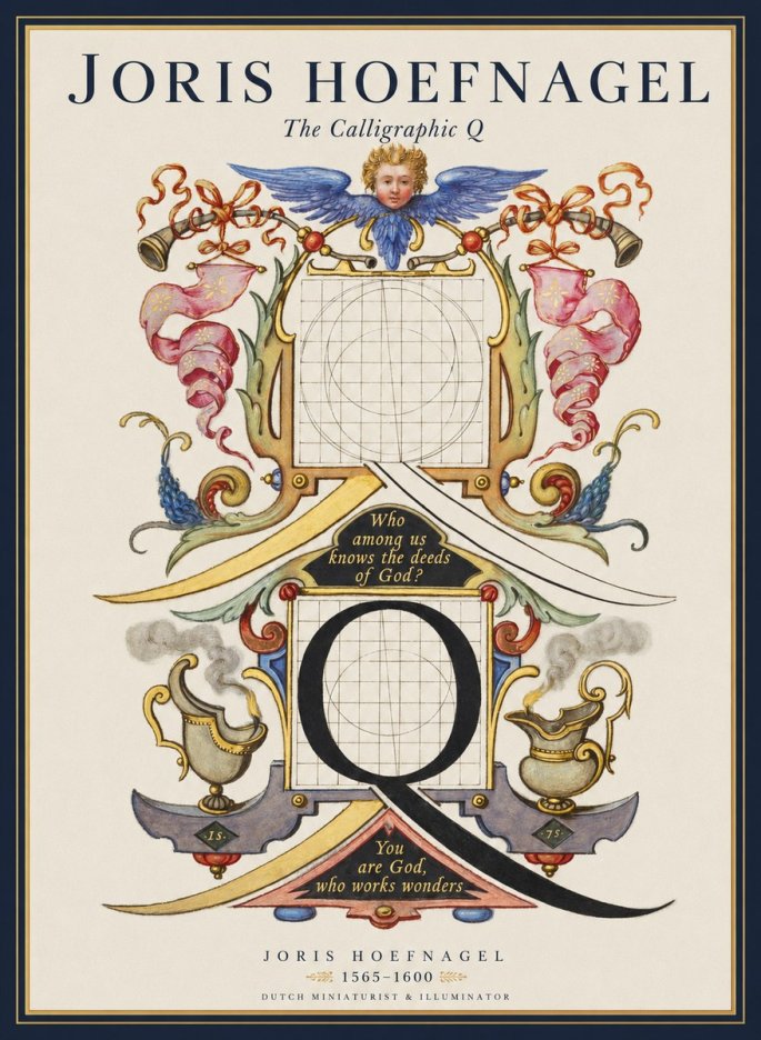 Joris Hoefnagel The Calligraphic Q No1 - Affiche