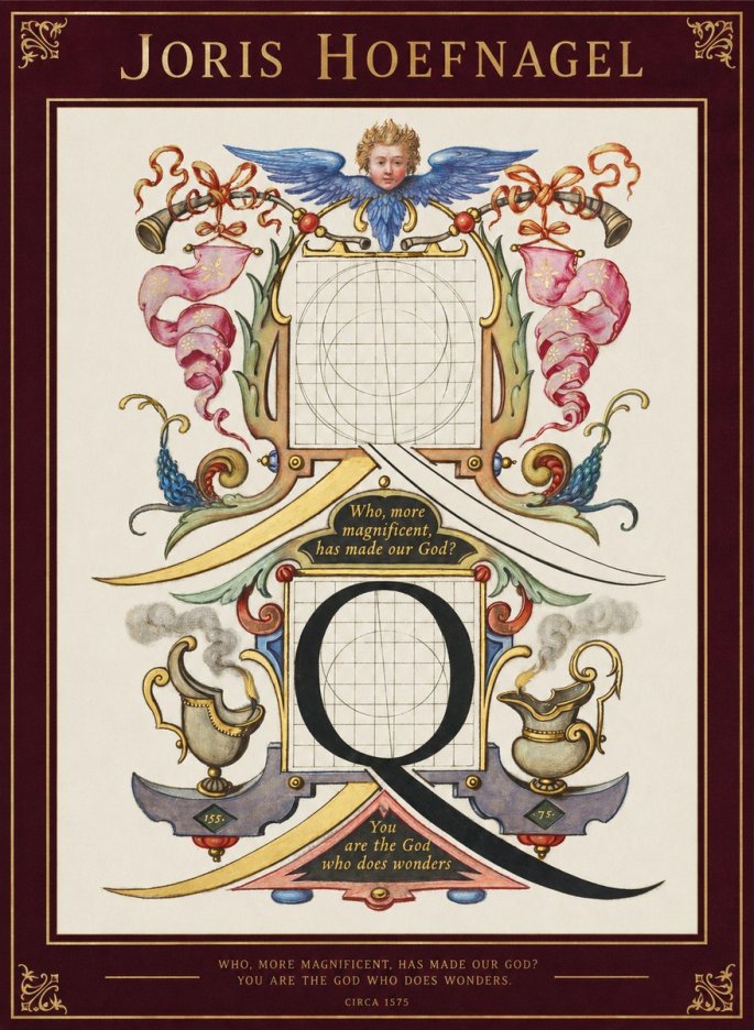 Joris Hoefnagel The Calligraphic Q No2 - Affiche