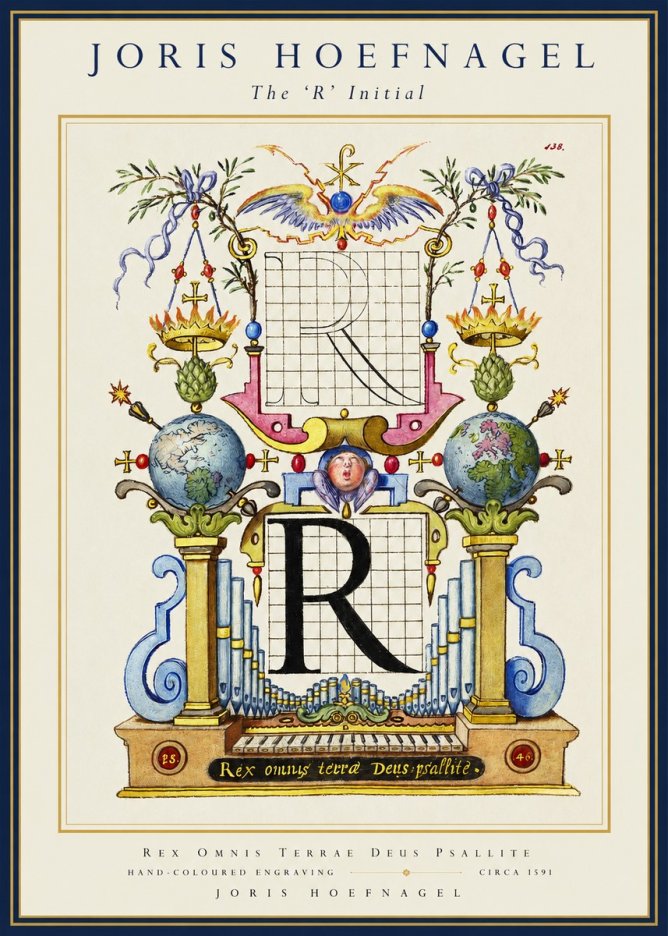 Joris Hoefnagel The 'R' Initial No1 - Affiche