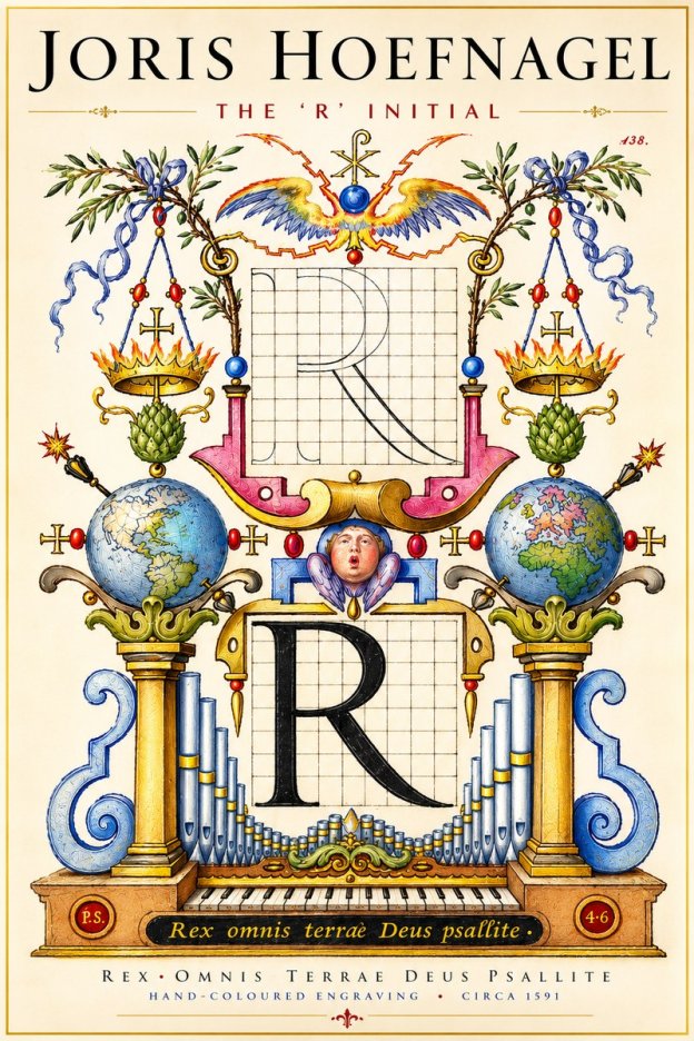 Joris Hoefnagel The 'R' Initial No4 - Affiche