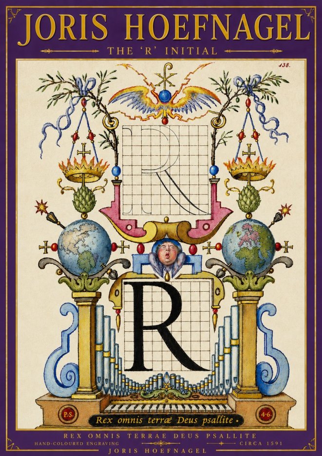 Joris Hoefnagel The 'R' Initial No6 - Affiche