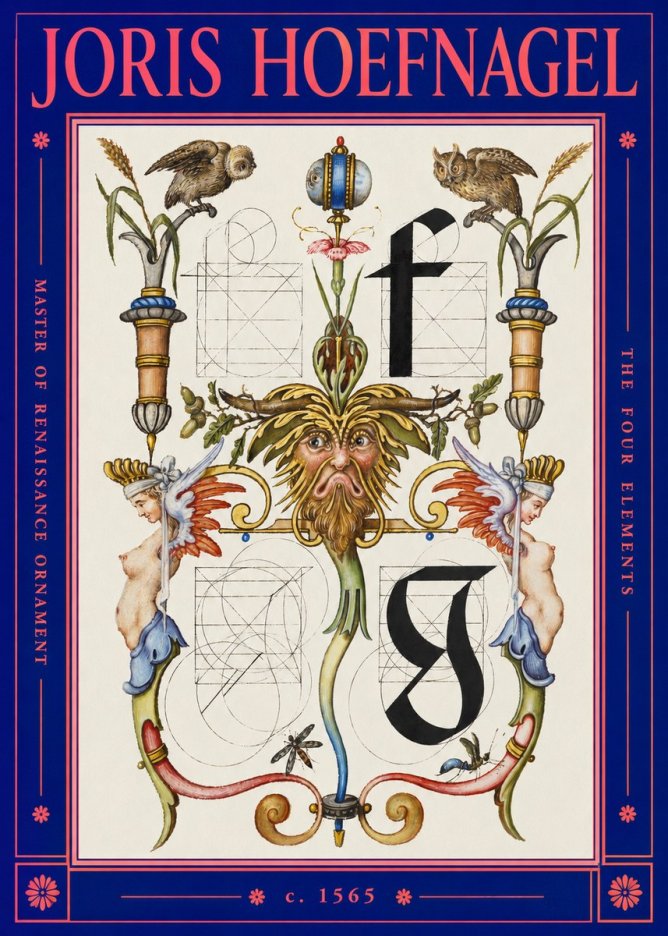Joris Hoefnagel The Four Elements II No2 - Affiche