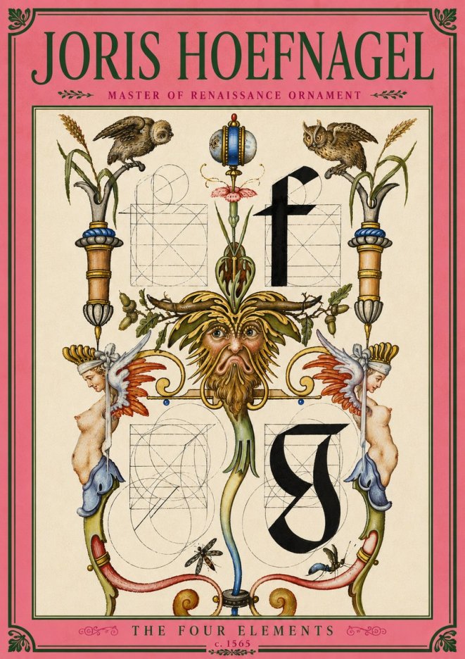 Joris Hoefnagel The Four Elements II No5 - Affiche