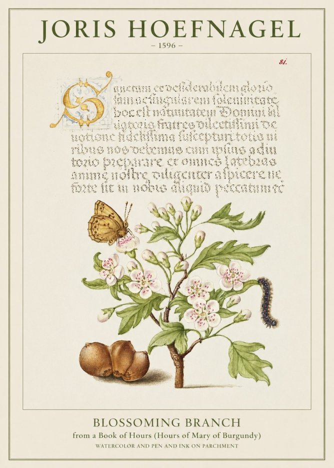 Joris Hoefnagel Blossoming Branch No1 - Affiche