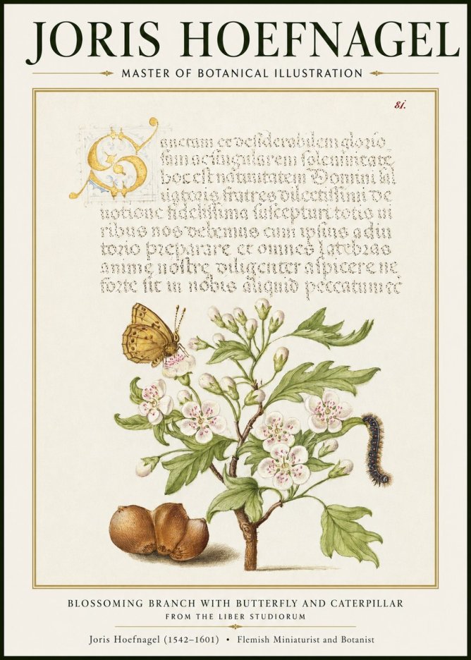 Joris Hoefnagel Blossoming Branch No2 - Affiche