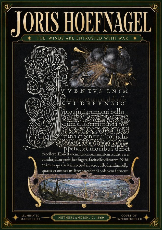 Joris Hoefnagel The Winds Are Entrusted with War No4 - Affiche