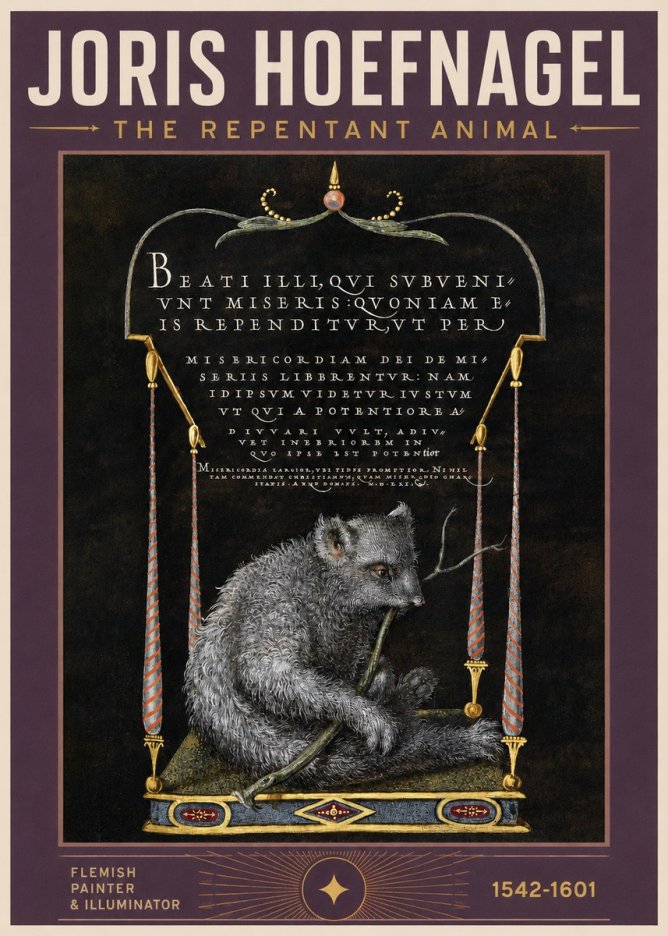 Joris Hoefnagel The Repentant Animal No2 - Affiche