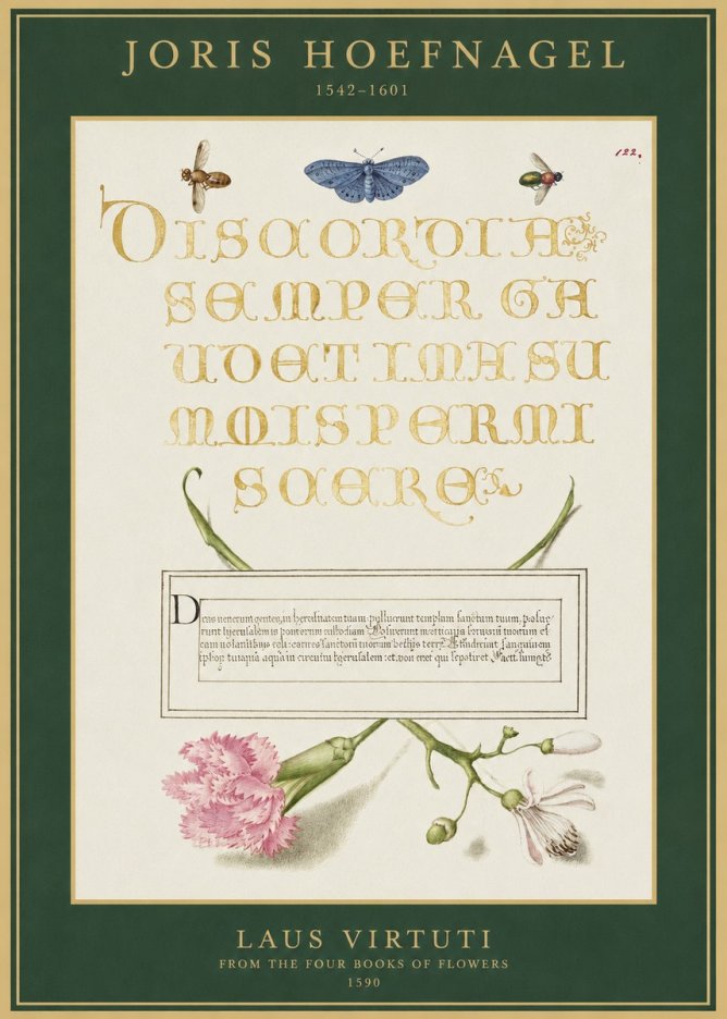 Joris Hoefnagel Laus Virtuti No1 - Affiche