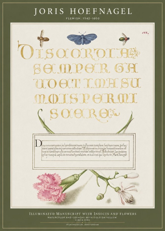 Joris Hoefnagel Laus Virtuti No4 - Affiche