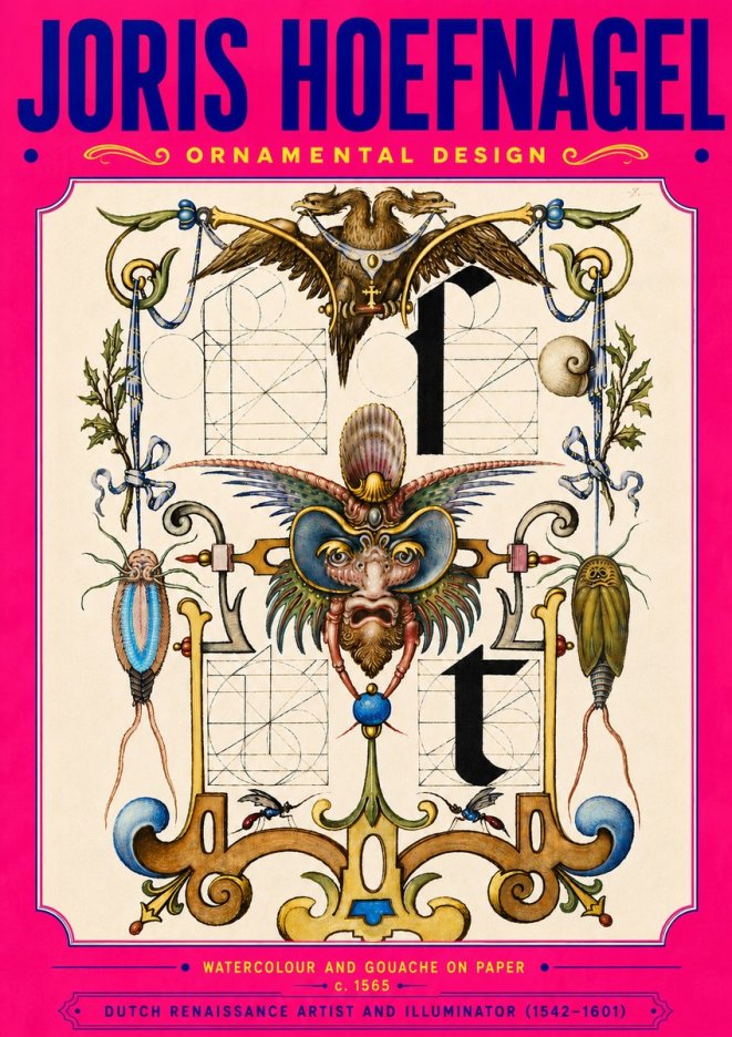 Joris Hoefnagel Ornamental Design II No5 - Affiche