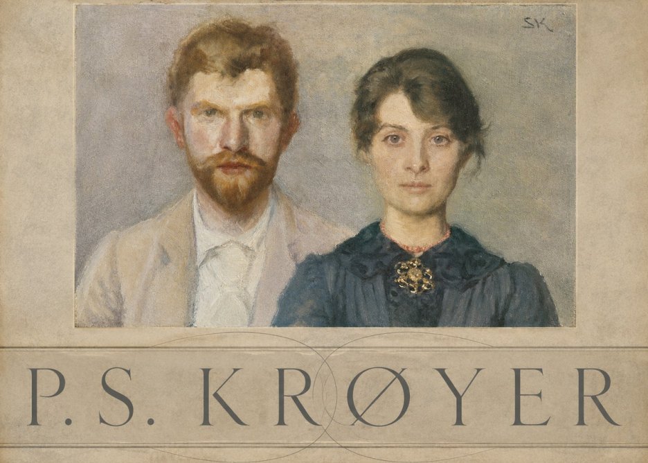 P.S. Krøyer Self-portrait with Marie Krøyer No3 - Affiche