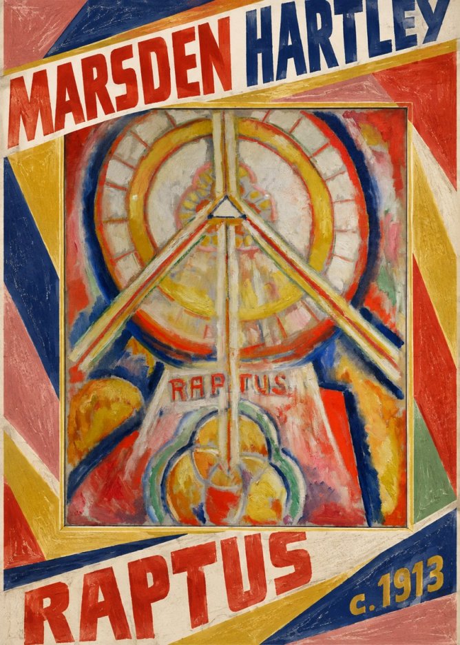 Marsden Hartley Raptus No5 - Affiche