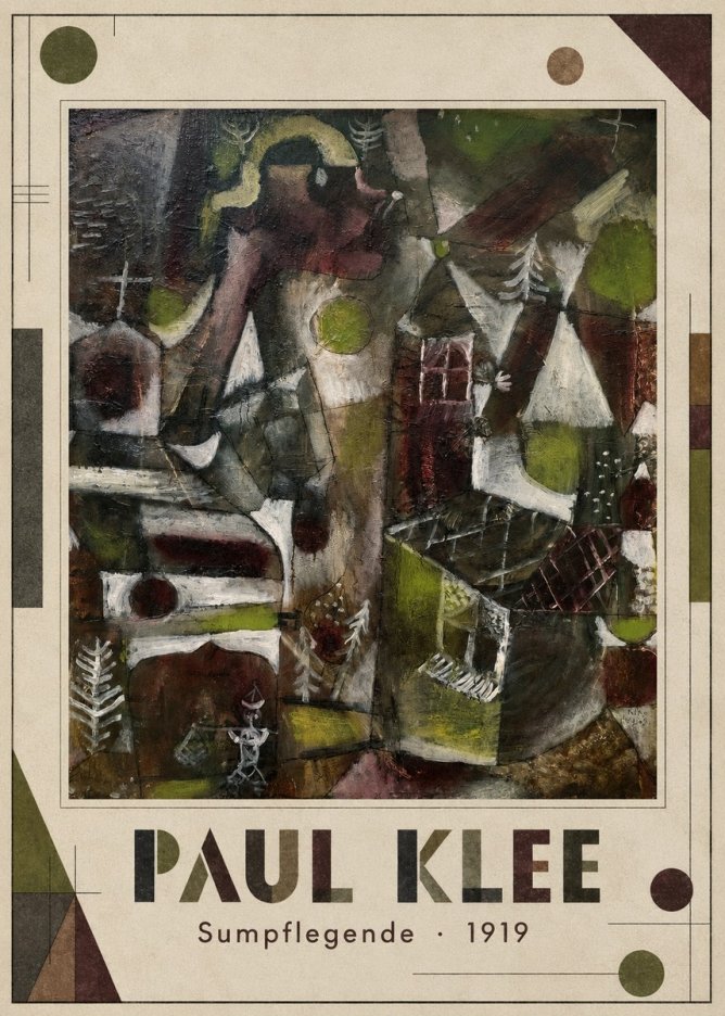 Paul Klee Sumpflegende I No1 - Affiche