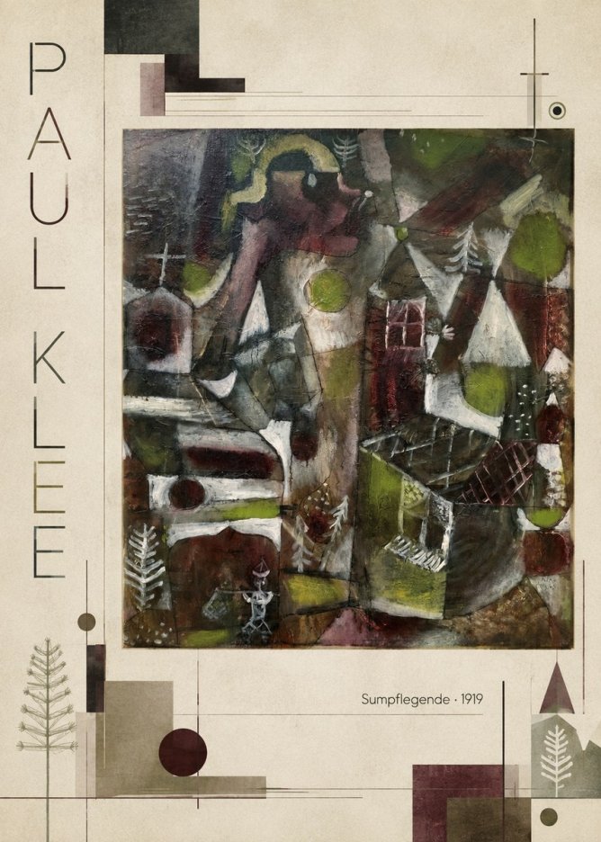Paul Klee Sumpflegende I No2 - Affiche