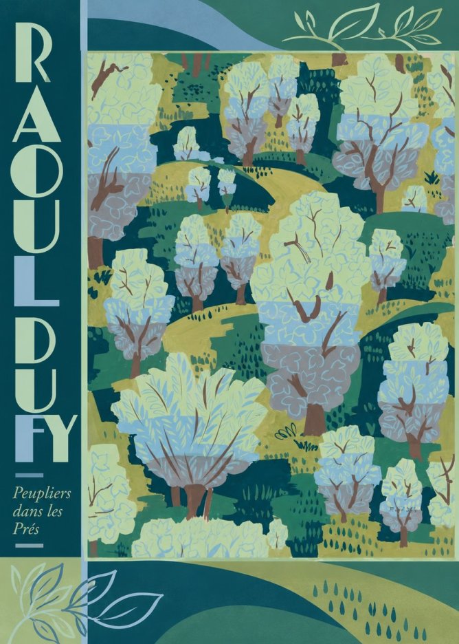 Raoul Dufy Peupliers Dans Les Prés No2 - Affiche