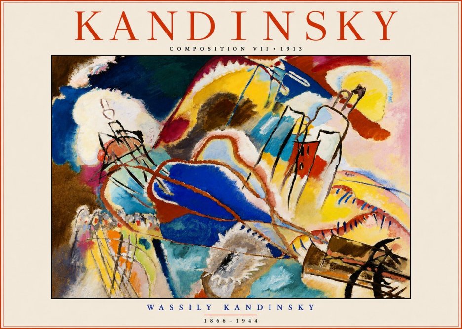 Kandinsky Composition Vii I No3 - Affiche