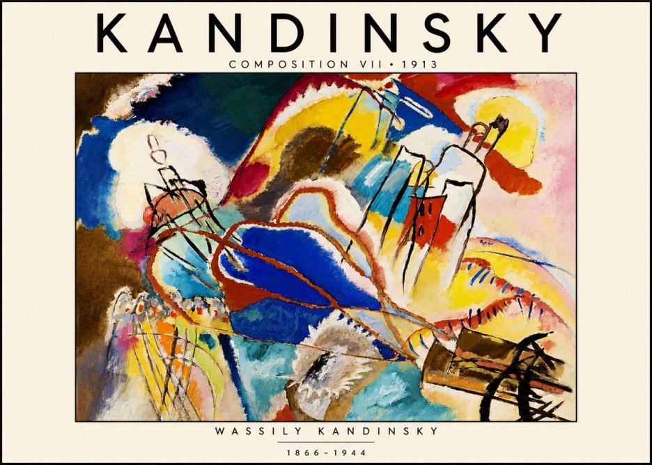 Kandinsky Composition Vii I No4 - Affiche