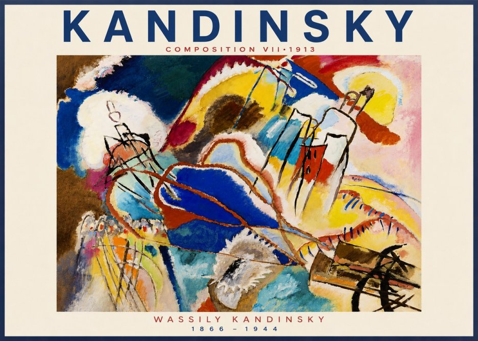 Kandinsky Composition Vii I No5 - Affiche