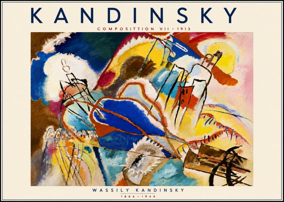 Kandinsky Composition Vii I No6 - Affiche