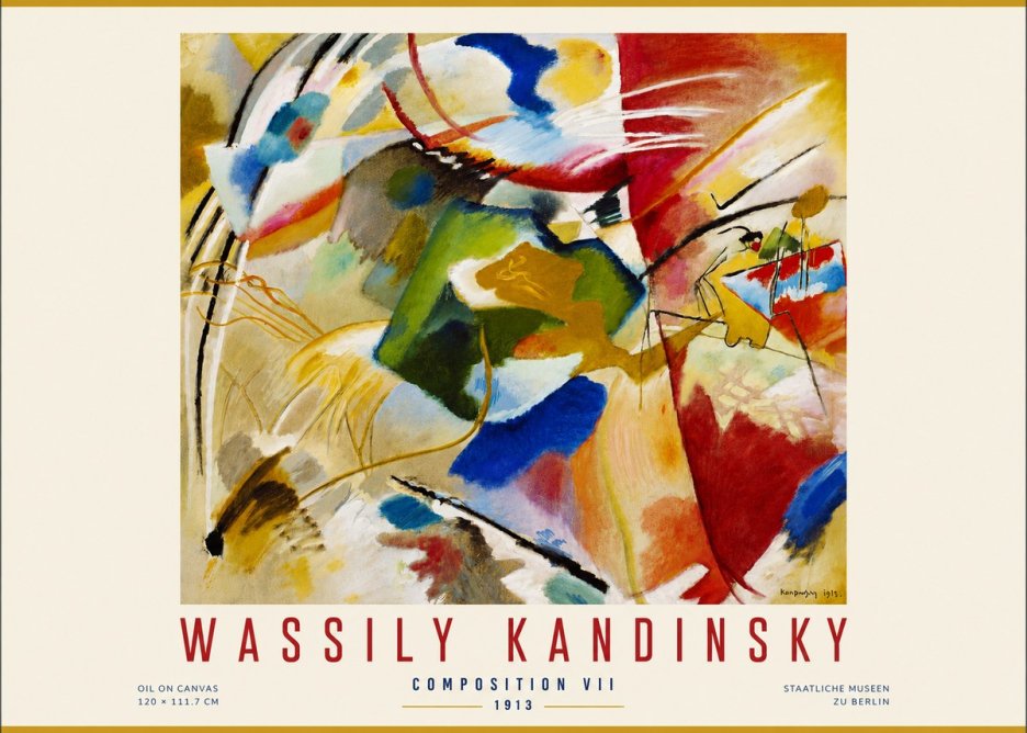 Kandinsky Composition Vii II No5 - Affiche