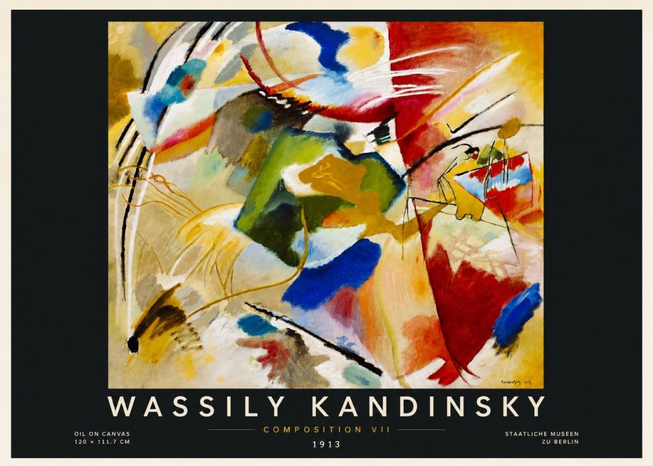 Kandinsky Composition Vii II No6 - Affiche