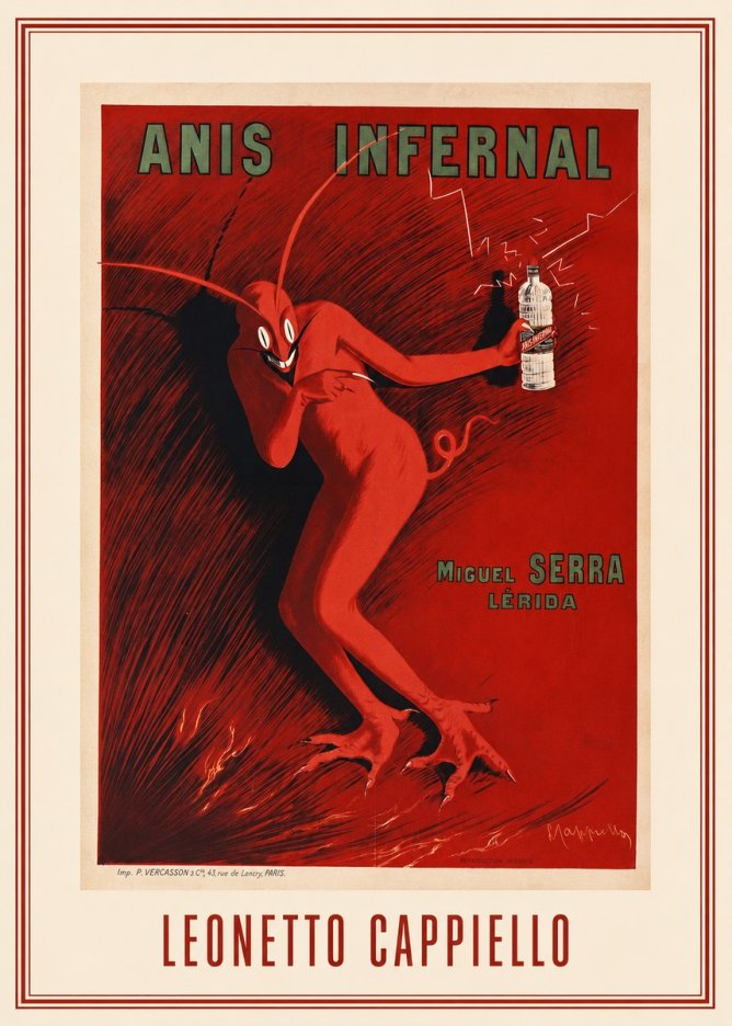 Leonetto Cappiello Anis Infernal I No1 - Affiche