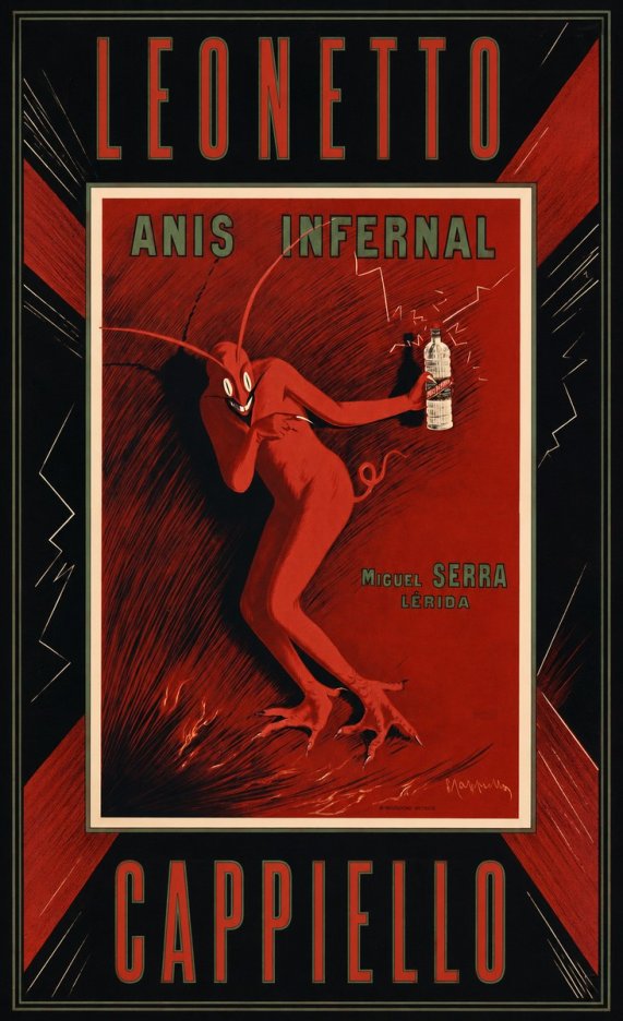 Leonetto Cappiello Anis Infernal I No4 - Affiche
