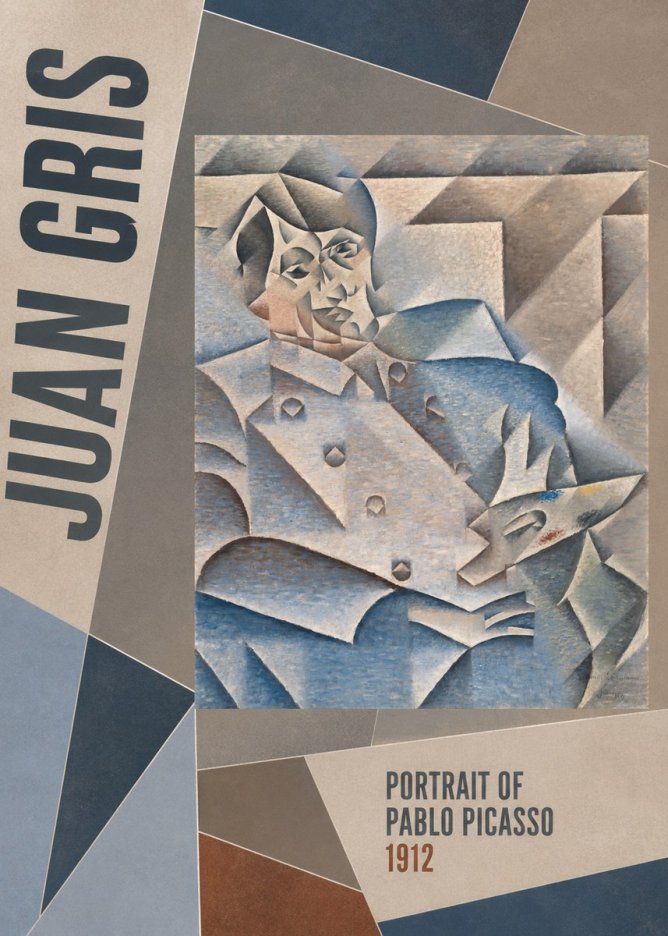 Juan Gris Portrait of Pablo Picasso No2 - Affiche