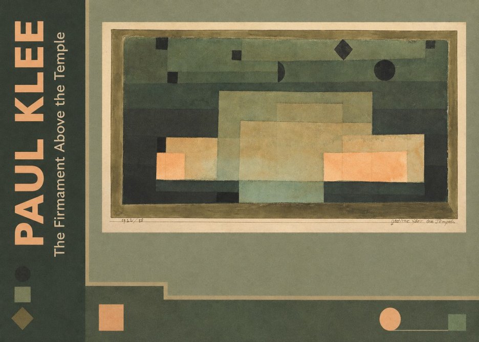 Paul Klee The Firmament Above the Temple No2 - Affiche