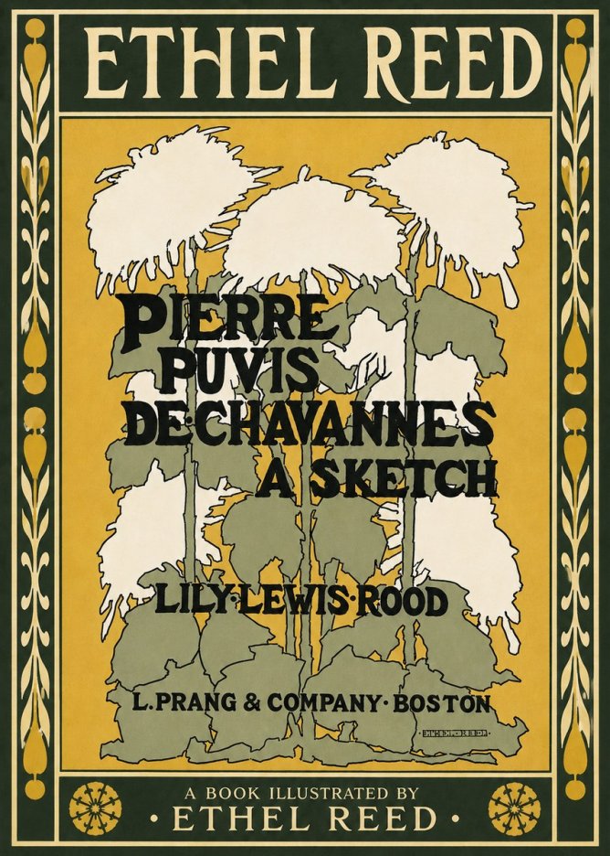 Ethel Reed Pierre Puvis De Chavannes a Sketch No3 - Affiche