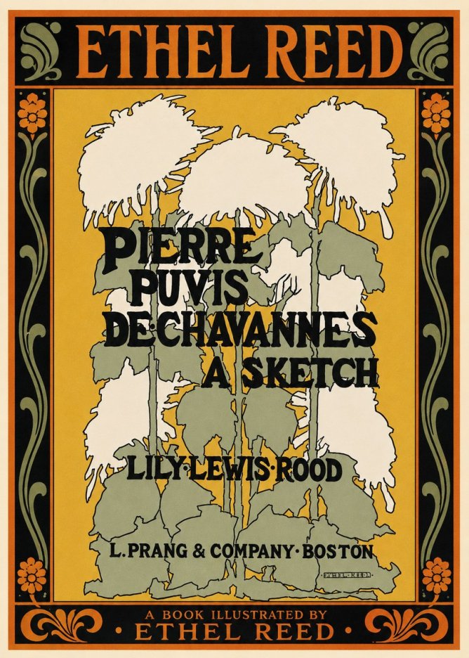 Ethel Reed Pierre Puvis De Chavannes a Sketch No4 - Affiche