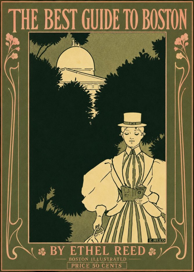 Ethel Reed The Best Guide to Boston No3 - Affiche