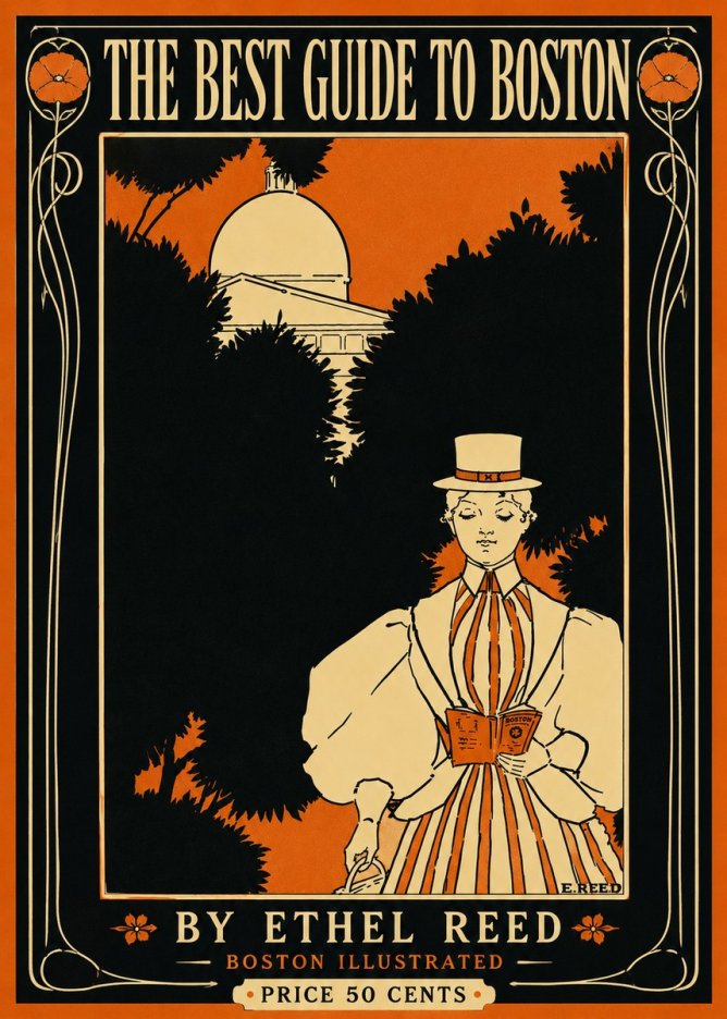 Ethel Reed The Best Guide to Boston No6 - Affiche