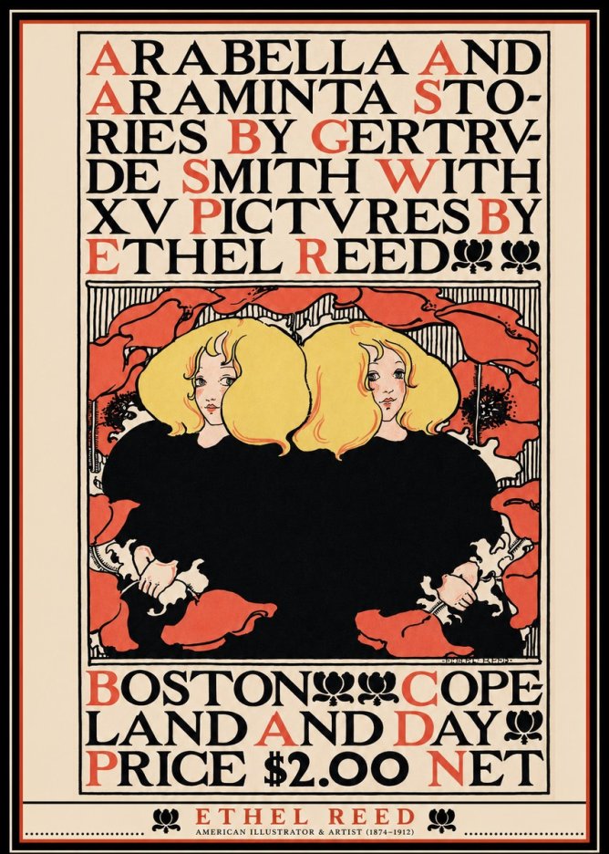 Ethel Reed Arabella and Araminta Stories No1 - Affiche