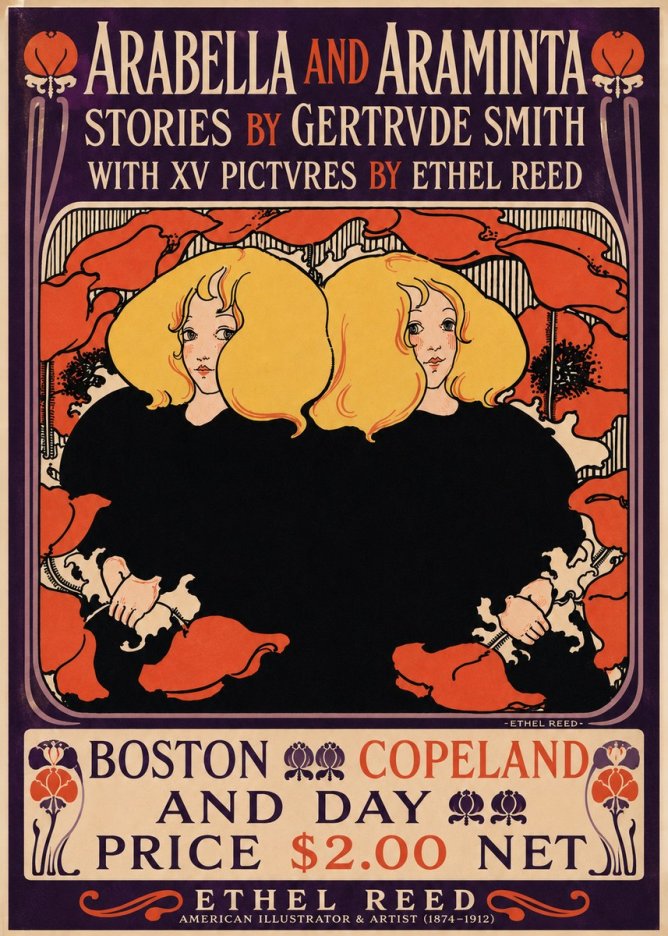 Ethel Reed Arabella and Araminta Stories No4 - Affiche