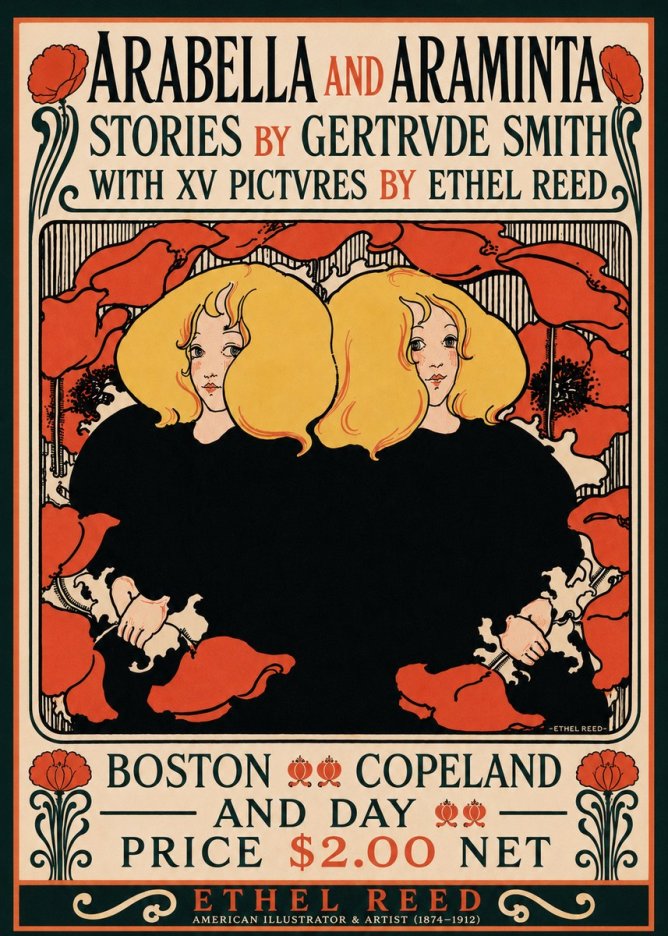 Ethel Reed Arabella and Araminta Stories No6 - Affiche