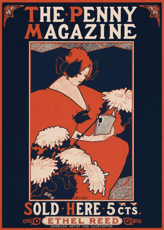 Ethel Reed The Penny Magazine No2 - Affiche
