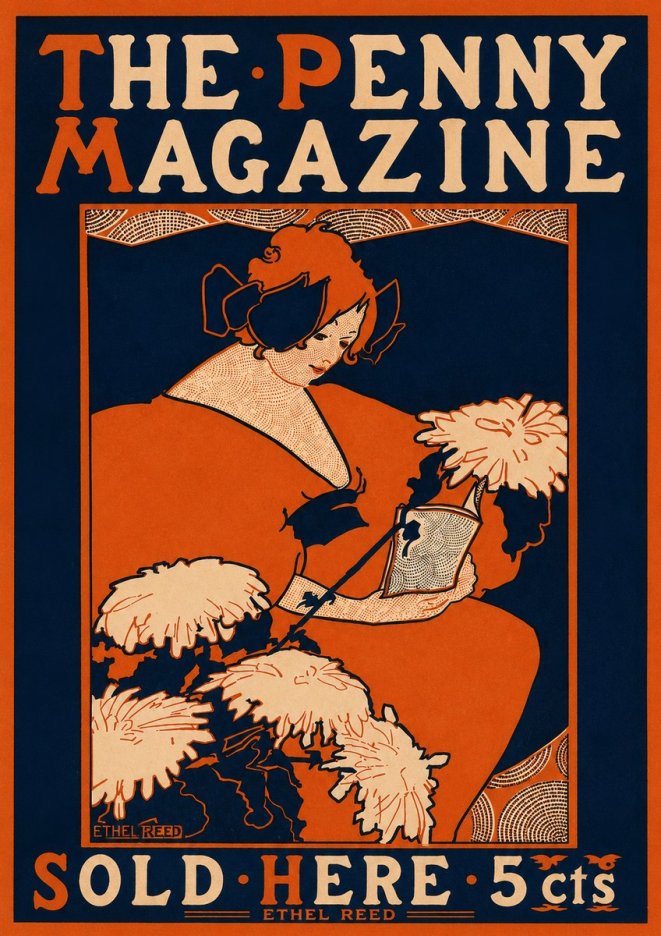 Ethel Reed The Penny Magazine No4 - Affiche